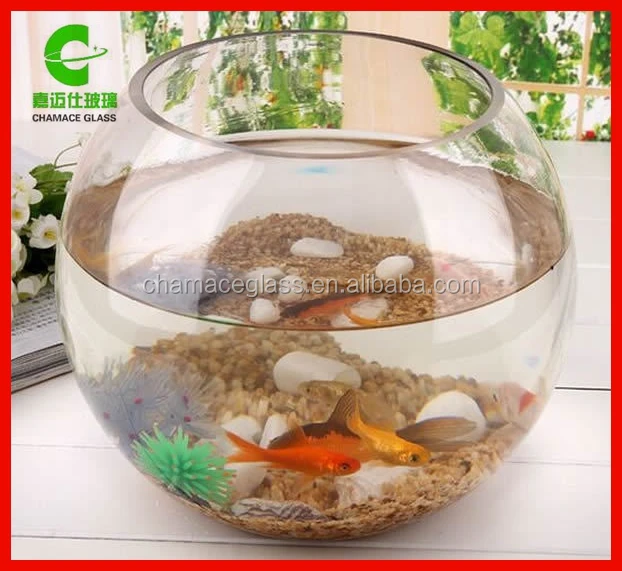 Hot Sale Round Glass Fish Tank Clear Glass Fish Bowl Glass Bell