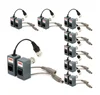 Male BNC to RJ45 Video Balun with Power Connector (1 pair) for Security Surveillance CCTV Cameras and DVRs