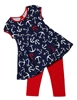 Bulk wholesale kids summer clothing 4th of july baby girl clothes