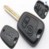 2 Buttons Remote Key Flip Fob Car Key Case For Peugeot Partner Expert Boxer SX9 Blade Car Key Shell
