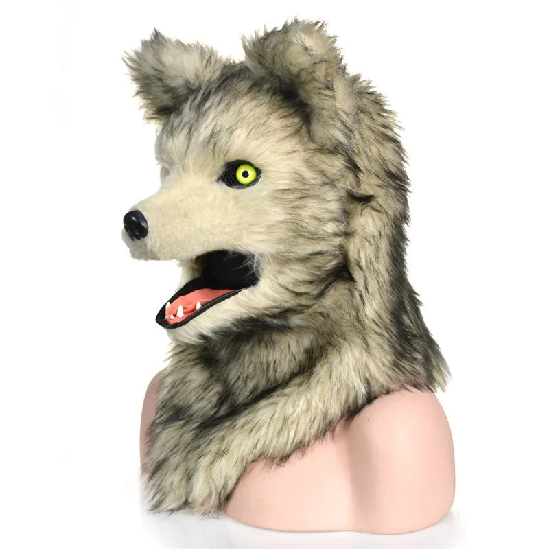 Moving Halloween Costume Party Mask - Wolf Mask Novelty Gift - Buy ...