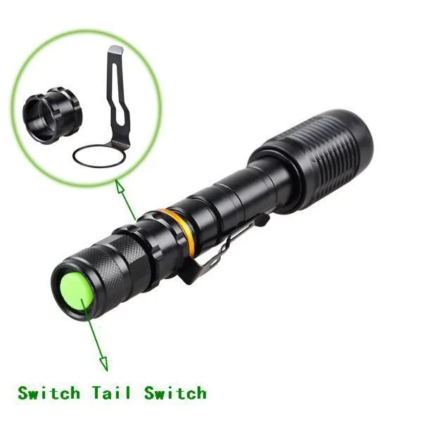 Flashlight LED Torch Light, LED Police Flashlight Torch, Metal LED flashlight