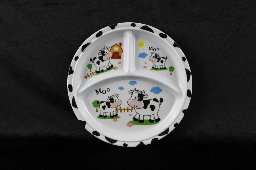 kid's 100%melamine meal plate