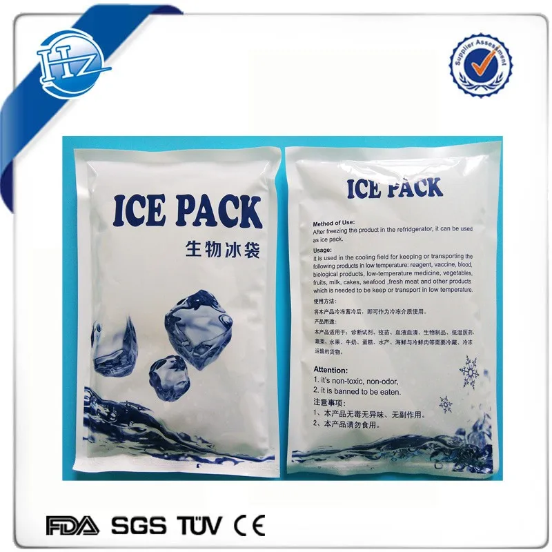 Disposable Cold Therapy Ice Packs Reusable Freezer Gel Pack For Frozen