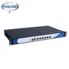 Cheap 19"1U rack mount Firewall Network security product with Celeron 3855U support 6 Ethernet and SIM card industrial VPN PC