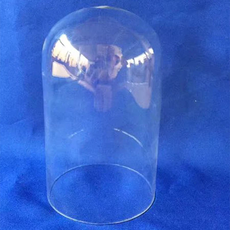 Large Clear Glass Dome With Base Unique Design Glass Bell Jar Dome Top