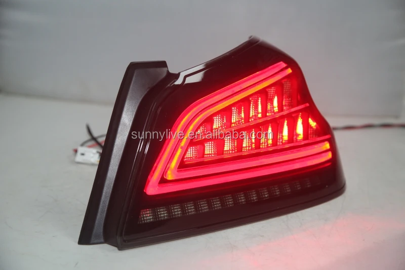 For SUBARU Impreza WRX  2014-2018  year LED Tail Lamp YZ  smoke black