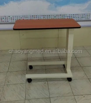 portable hospital bedside tables/hospital used moveable over bed portable hospital bedside tables/hospital used moveable over bed