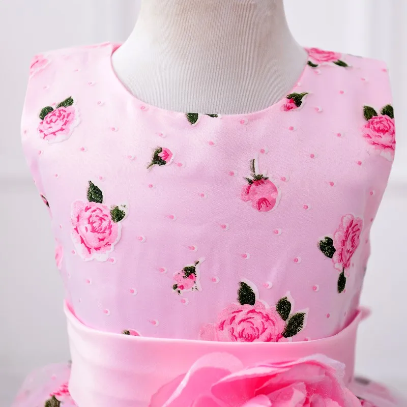 printed satin frocks