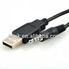 USB 2.0 Male to 3.5mm Stereo Headphone Jack Cable usb to stereo mini plug cable