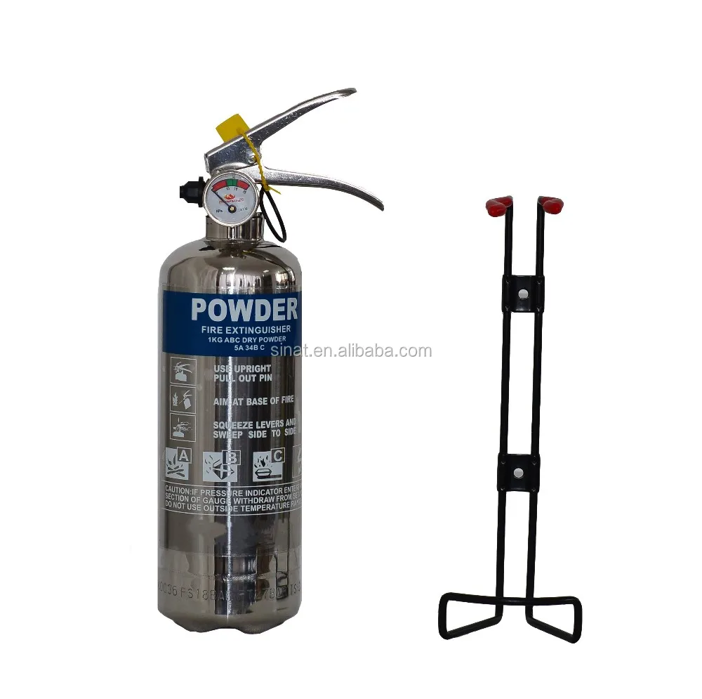 Sus304 Chrome 1kg Fire Extinguisher With Car Bracket For Sale Buy