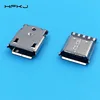 Charge jack b type 5 pin socket micro usb female port solder connector for android V8
