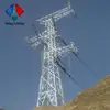 230kv hot-dip-galvanized distribution angle line structural 110kv tapered galvanized steel poles