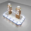 Customized glass display showcase/ design reception desk from Chinese factory/ Cheapest counter display counter