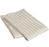 Hotel Collection 250TC Cotton 3cm Stripe Dobby Bed Sheet Pillowcase