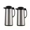 1.5l stainless steel glass refill vacuum flask for water juice home use glass inner thermos vacuum bottle