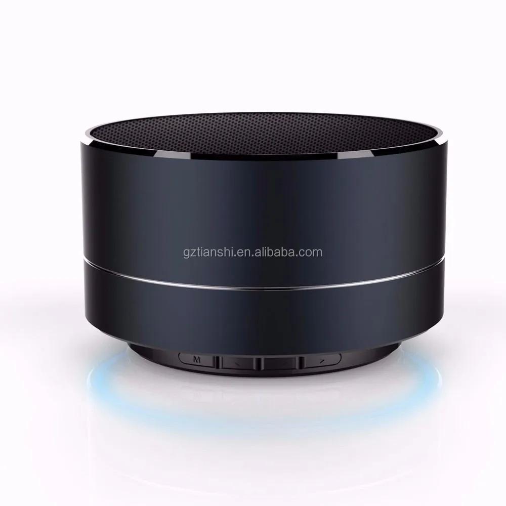 Metal Material Music Mini Bluetooth Wireless Speaker Support Hands-free Call FM Radio and TF Card - ANKUX.COM