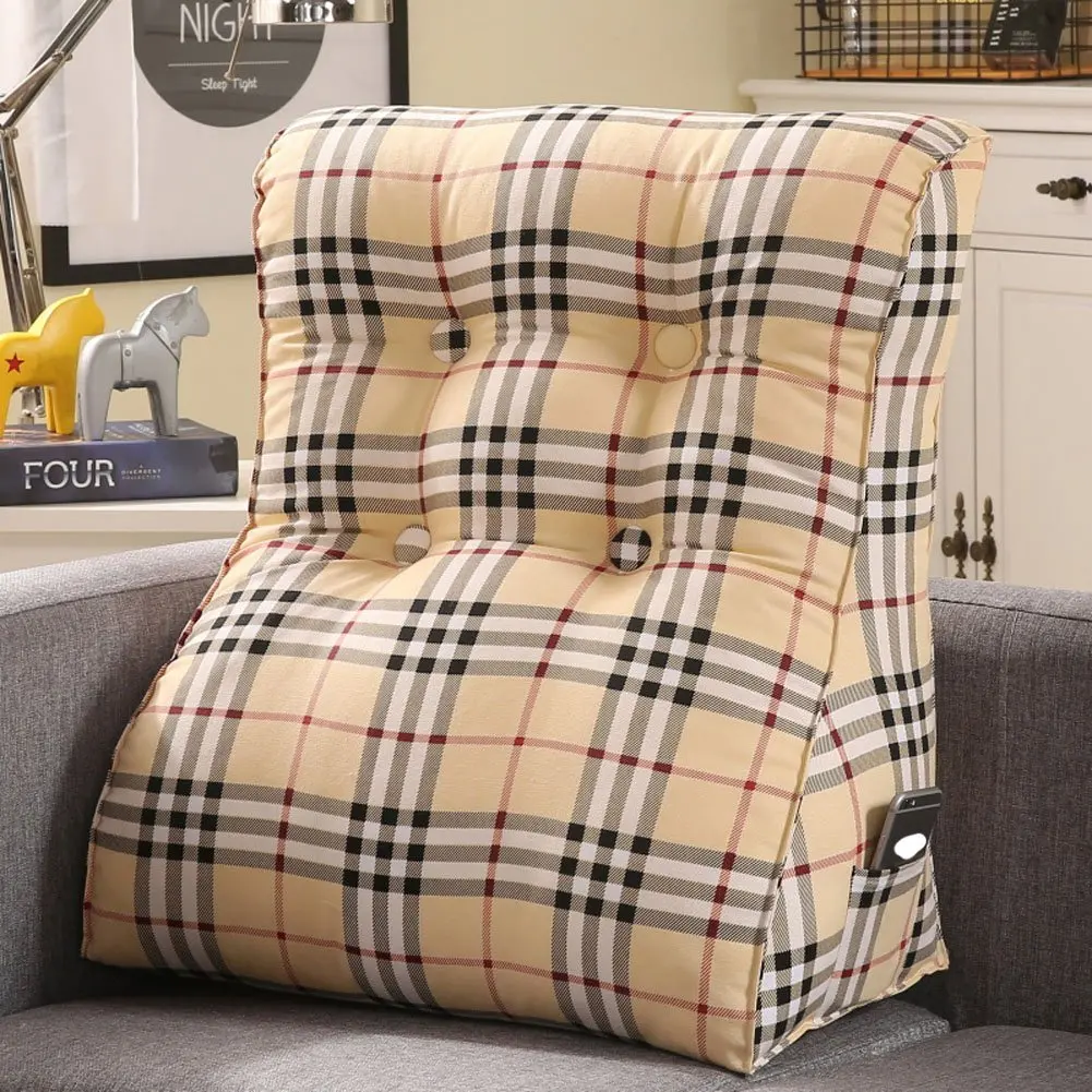 Lumbar Support Pillow For Bed Find Get Quotations Vercart Sofa Bed Large Filled Triangular Wedge Cushion Backrest Positioning Support Pillow Reading Office