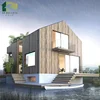 Luxury customized floating prefab container restaurant hotel house platform on water