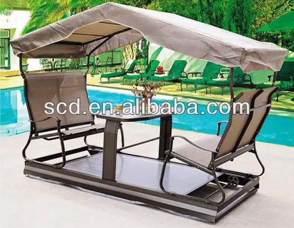 4 Seats Right Left Movable Garden Swing - Buy Garden Swing Chair,Garden