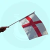 High Promotion Quality Custom 30x45cm England Hand Waving Flags UK