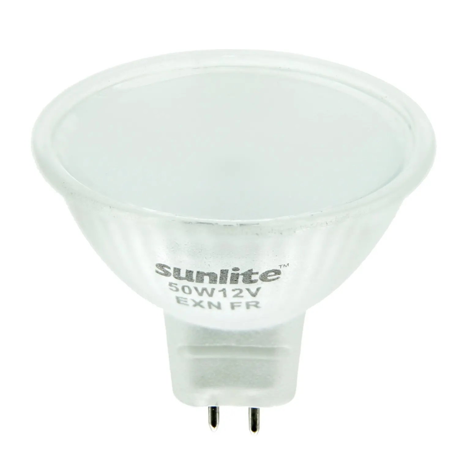 Sunlite 50MR16//FL//12V//CD1 50-Watt Halogen MR16 GU5.3 Based Carded Mini Reflector Bulb