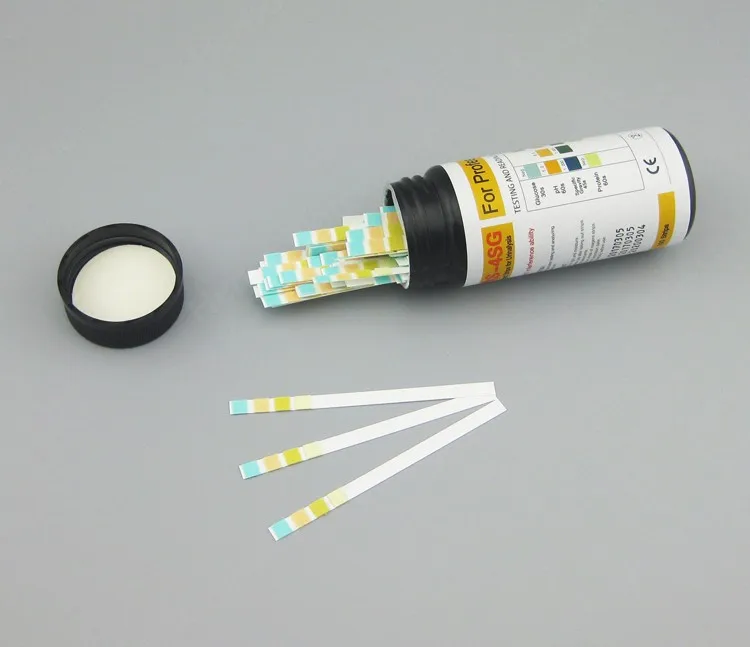 4 Parameters Self Urine Test Strips Used To Test Specific Gravity Ph