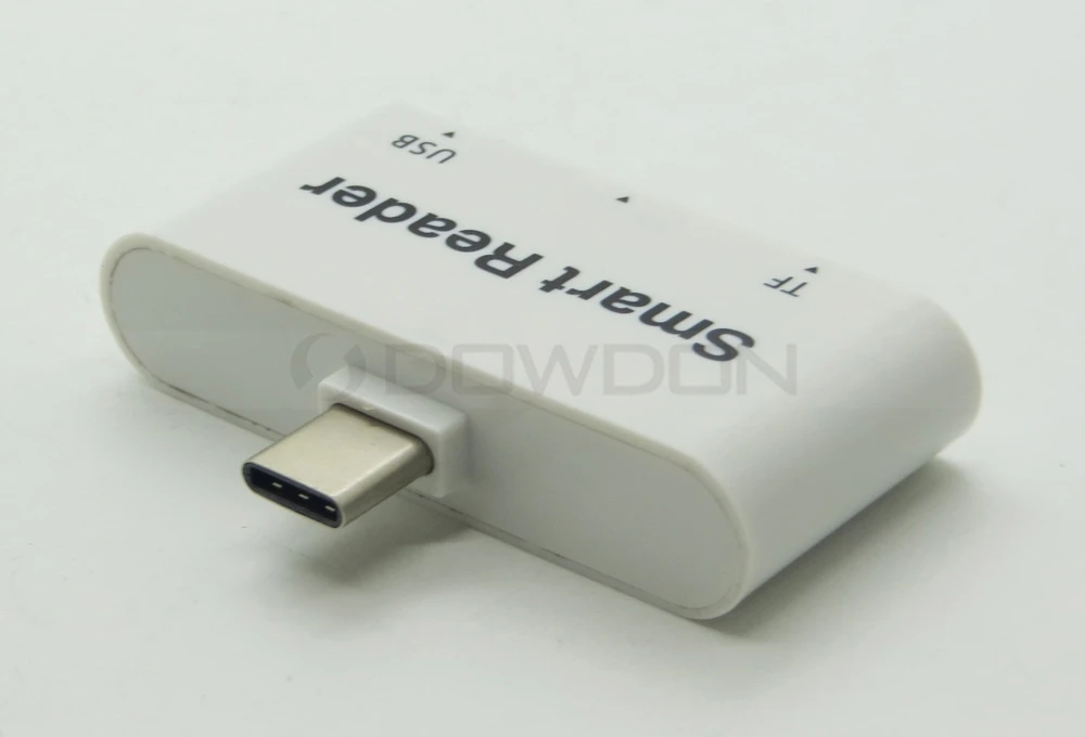 3 IN 1 Type-C OTG Smart Card Reader for SmartPhone Tablet PC - ANKUX.COM