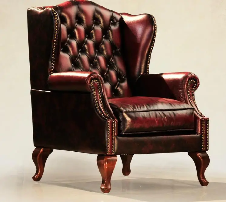 Antique Leather Wingback Chair Buy Vintage Leather Chair Dining