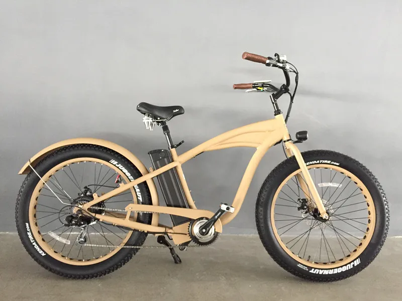 2017 Classic Fat Tyre Ebike New Frame Design Fat Electric Bicycle With