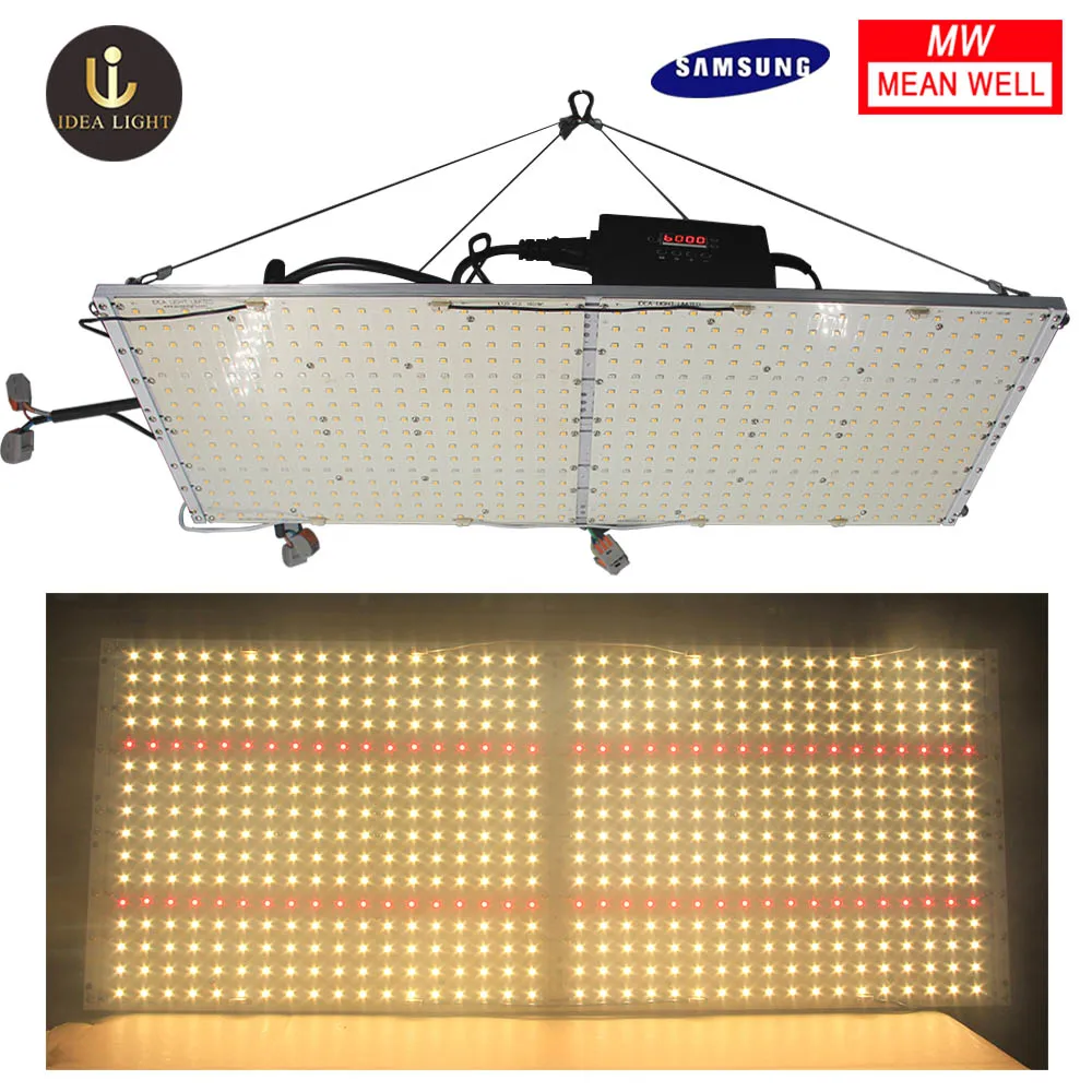 Idealight factory hydroponic greenhouse dimmable 240W 2 * 288 Samsung LM301B + 36pcs 660nm DIY LED Grow Light for Indoor Garden
