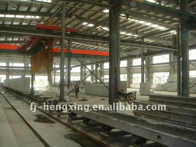 Firewall autoclave areated concrete block production line AAC block machine