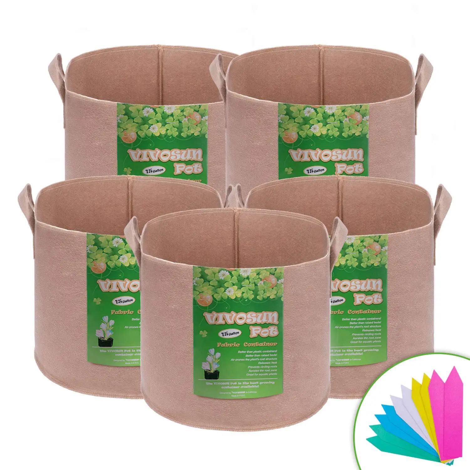 Felt Potato Grow Bags 2 Pack 10 Gallon Planting Pouch Fabric Pots Buy