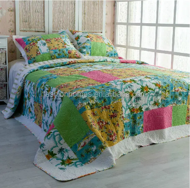 Indian Custom Printed Quilt Covers Bed Sheet Patchwork Quilt Buy