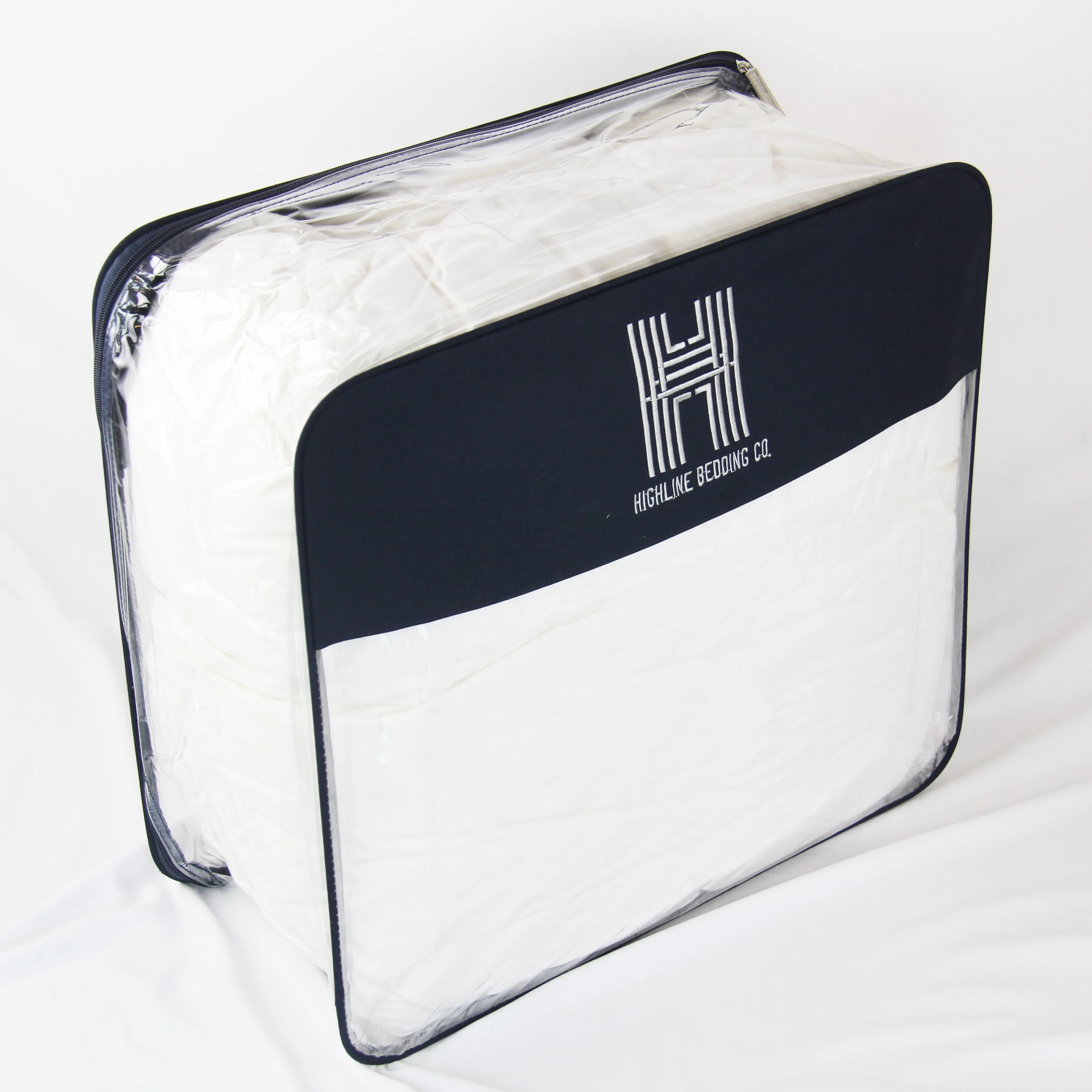 Plastic Bag Wire Pvc Packaging Bag For Bedding Duvet Bag Zipper Bags