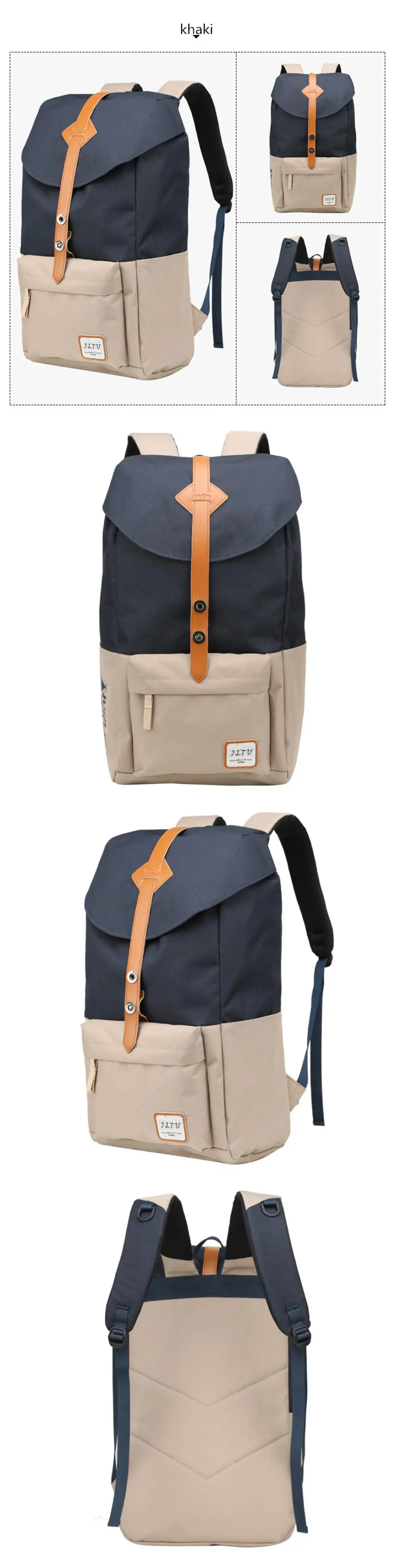 The New Style Outdoor Travel Backpack South Korean Men And Women Double