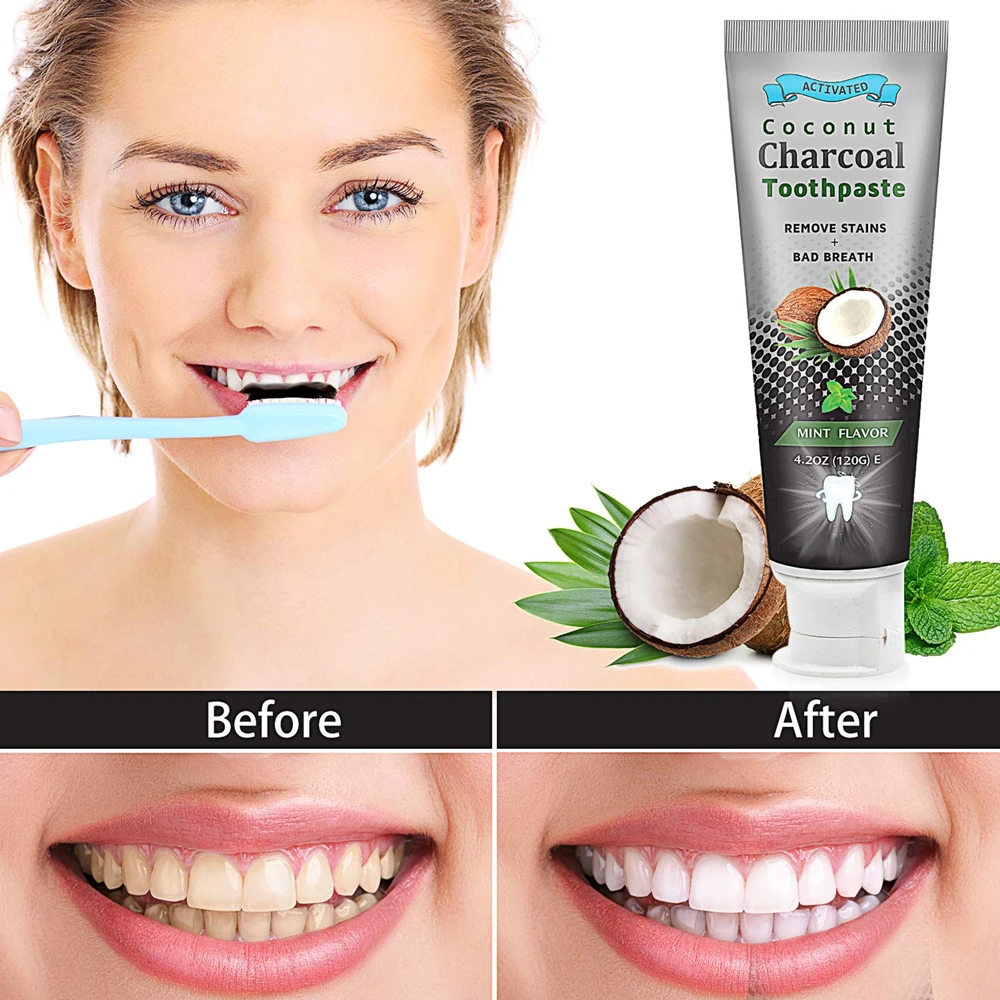 Best Activated Charcoal Organic Coconut Whitening Toothpaste - Buy Best ...