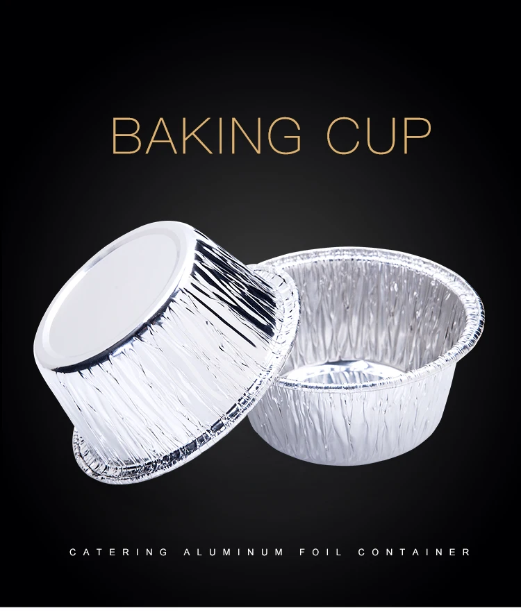 Abl Packing 120ml Foil Containers Aluminum Round Foil Containers Egg