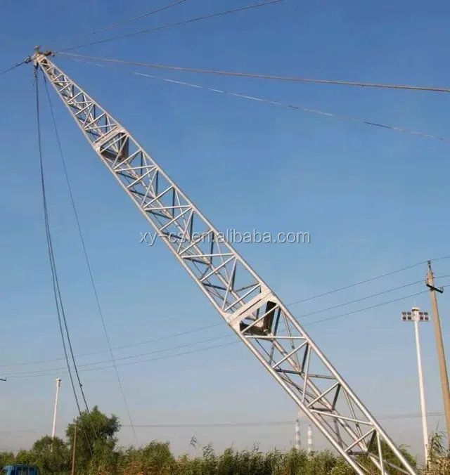 Stringing Equipment Lbn Aluminum Alloy Gin Pole For Tower Erection