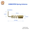 OEM GSM/GPRS Spring Antenna 0.8mm Thick Copper Bend Spiral Coil Antenna