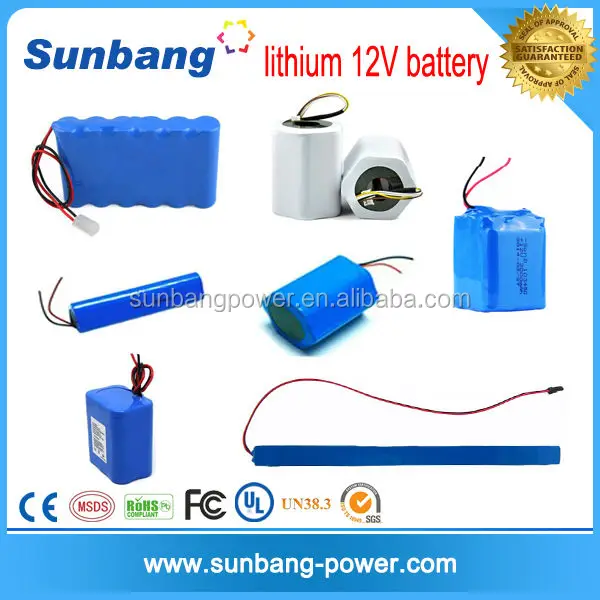 Lithium ion emergency lighting battery packs