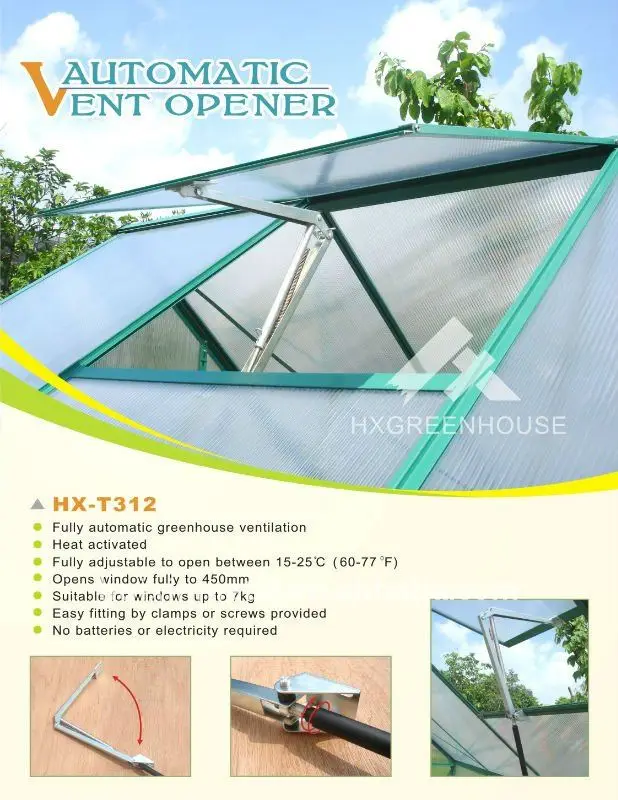 Perfect Device Hydraulic Greenhouse Automatic Window Opener Hxt31