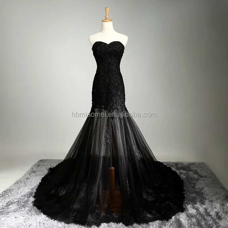 New Design Black Color Instock Wedding Dress Long Style Beaded Muslim Bridal Wedding Dress Buy Muslim Bridal Wedding Dressin Stock Muslim Bridal