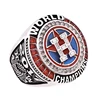 Custom basketball championship ring square CZ stones channel setting