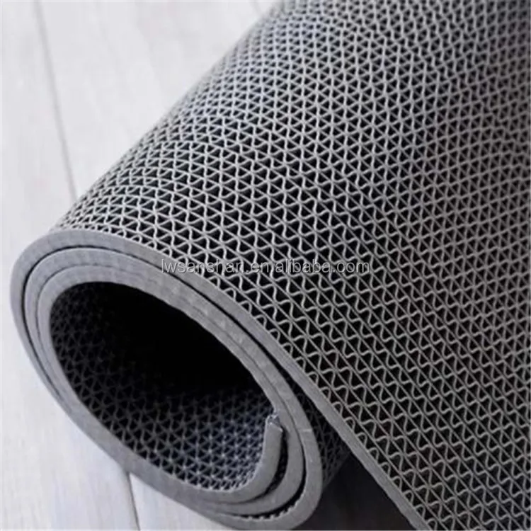 Hollow Out Water-proof Durable Pvc S Mat Antislip Swim Pool Rubber Mesh ...