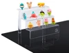 3 Step Clear Acrylic Riser Display Shelf for Amiibo Funko POP Figures Large(9x12 inch)