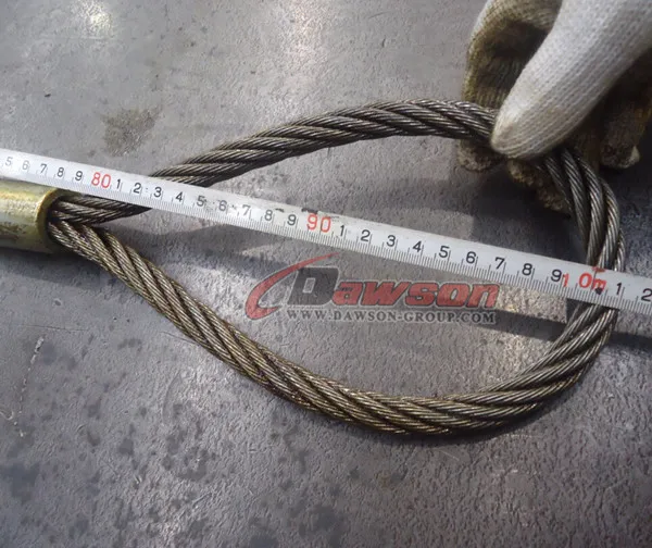 Flemish Spliced Steel Wire Rope Sling Both End Soft Eyes, View flemish eye wire rope sling