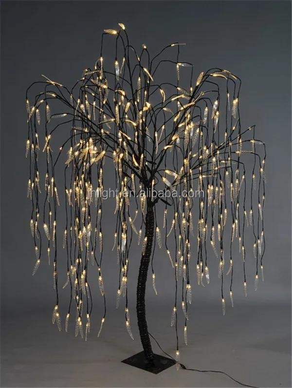 Indoor/outdoor waterproof artificial LED weeping Willow Tree lighting/ LED lighted willow tree lights