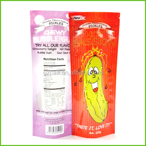 Bottom Gusseted Colored Zip Pickles Packaging Bag Buy Pickles Packaging Bag,Pickles Vacuum Bag