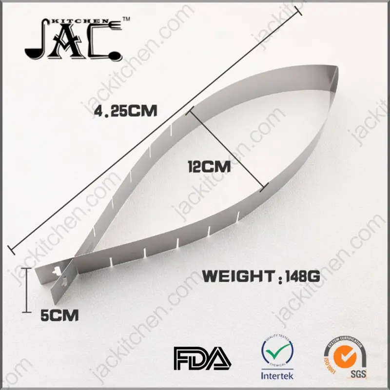 Home & Garden Stainless Steel Leaf Shaped Cake Mold
